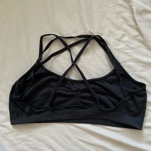 Strappy sports bra